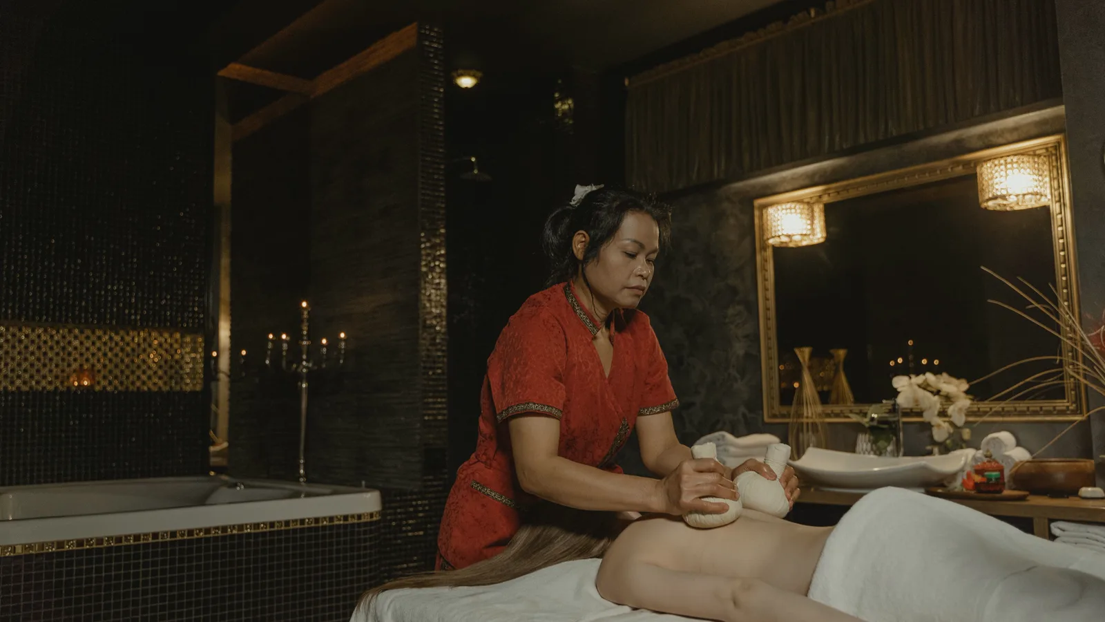 Modelo de site para massoterapia e estética integrativa